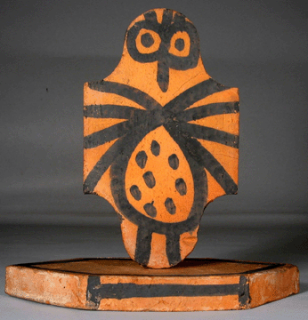 Pablo Picasso Spanish 18811973 Spotted Owl Sculpture Tomette lhibou Ceramique 1956 15 inches high 2030000 realized 46800