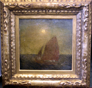 The Albert Pinkham Ryder oil on panel Misty Moonlight sold for 120750 It came from a California collection