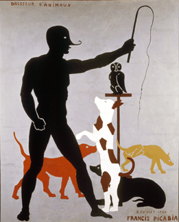 Francis Picabias striking The Animal Trainer 1937 has been described as depicting a figure designed for a sadomasochistic ballsurrounded by a motley gathering of dogs whose attitude toward training ranges from attentive to urinary Centre Pompidou Musee national dart moderne Paris