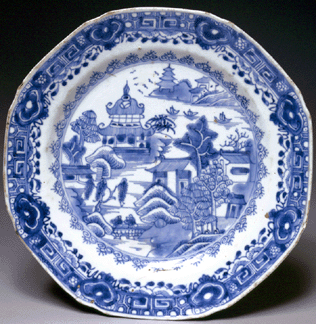 George Washington plate circa 1780 porcelain Chinese for export to the American market Will Brown photo
