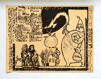 Alfred Jarry 18731907 Ubu Roi King Ubu lithographic poster for the periodical La Critique Paris 1896