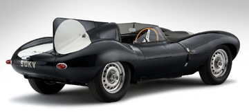 This 1956 Jaguar D-Type "Shortnose” sports-racing two-seater was the top car at Quail Lodge, bringing $2,097,000. Gently patinated and tastefully restored, this Jaguar sports-racer exemplifies all that was most impressive, most innovative and — perhaps above all — most beautiful about the legendary British manufacturer's mid-1950s design. 