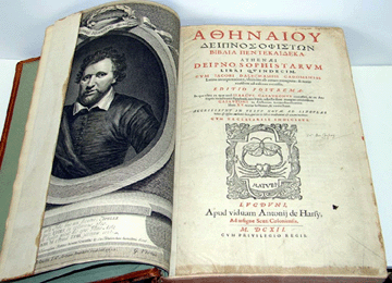 This copy of Ben Jonson's Athenaeus featuring the author's signature and handwritten notes in the margins, sold for $5,775.