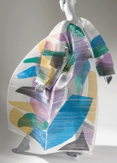 Issey Miyake, "Pao Coat,” spring/summer 1995, Los Angeles County Museum of Art, gift of Cindy Canzoneri, ©Issey Miyake.
