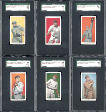 Leading the auction's sports offerings was a 1910 E93 Standard Caramel complete set of 30 cards that fetched $327,719.