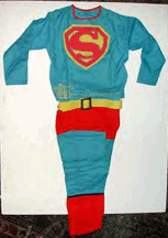 This Superman costume carries its original 2 price tag
