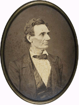 Albumen Hessler image of Lincoln 6038