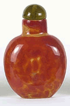 Enameled ruby glass snuff bottle 5232