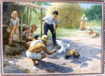 The Cockfight Fernando Amorsolo 36000