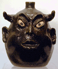 Lanier Meaders Devil Face jug 2300