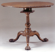 Property from a Private Collector was led by this Chippendale mahogany hairypaw foot tea table Philadelphia circa 1770 purchased by Leigh Keno American Antiques for 1072000
