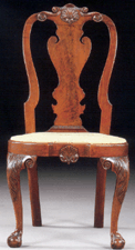 Philadelphia walnut side chair from the Serri estate 666000