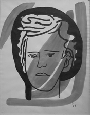 Gouache on paper by Fernand Leger 12650