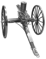 Onethird scale miniature Gatlin gun 10350