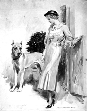 Illustration by James Montgomery Flagg 1900