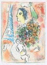Tribute to the Eiffel Tower Marc Chagall 12650