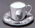 Royal Worcester demitasse cup and saucer 2760