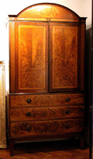 George III linen press 9988