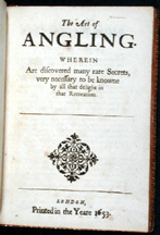 The Art of Angling by Thomas Barker sold for 9775