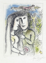 The Angel Violinist Marc Chagall 1974 sold to a private American buyer for 17925