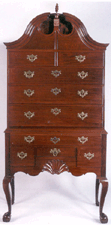 With Newport origins this Chippendale highboy garnered 365500