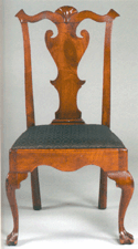 A set of six Philadelphia Queen Anne walnut side chairs went to Pennsylvania dealer Phil Bradley for 255500