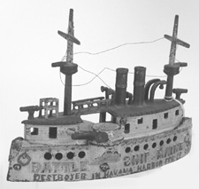 A castiron Battleship Maine exploding device sold for 6750