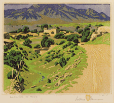 Rancho de Taos Gustave Baumann 9400