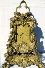 Bracket clock by Webster of London 9800