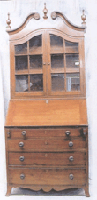 Hepplewhite secretary bookcase 14300