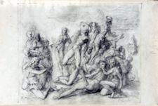 This original drawing of urban realist Reginald Marsh sold for 4600