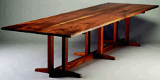 The top lot of the sale was a George Nakashima walnut conference table the largest the gallery had seen which reached 63250