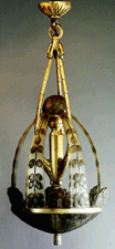 Simonet Freres Art Deco chandelier 24150