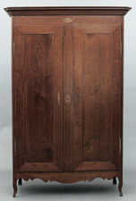 American cherry wood armoire 35650