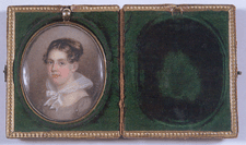 A surprise lot was a miniature portrait of Mary Jane Simes by Charles Willson Peale which reached 11750