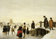 Winter landscape by Hendrick Avercamp 1305186