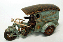 Extremely rare largesize Flowers motorcycle delivery toy that fetched 33000