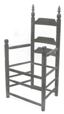 Pilgrim Century ladder back chair 26000