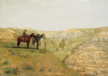 Cowboys in the Badlands Thomas Eakins also achieved the top price at auction for any American Western painting at 54 million
