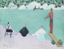 Bathers by River Milton Avery reached 735500 also a record for that artist