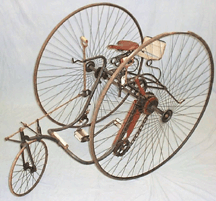 Adult tricycle attributed to the Starley Bros Coventry England circa 1880s 18150