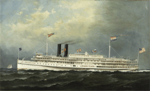 Portrait of the steamer Puritan by Fred Pansing 52875