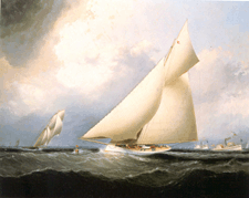 Puritan Leading Genesta Americas Cup 1885 James E Buttersworth 728500