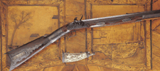 Halfstock flintlock rifle owned by Rezin Bowie 68875