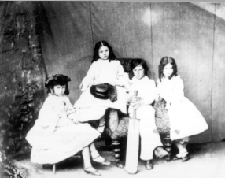 A rare grouping of the four Liddell children Alice Ina Harry and Edith photographed by Carroll circa 1860 53000