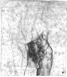 Michelangelos Study for the Risen Christ