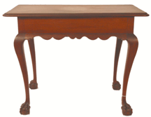 Massachusetts Chippendale tea table 20160