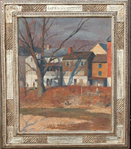 Mechanic St Environs Old Houses by Daniel Garber was the top lot at 165000 purchased by a collector on the floor