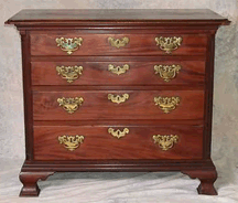 Mahogany Chippendale chest of drawers attributed to Philadelphia cabinetmaker Jonathan Shoemaker purchased for 55000 by a dealer on the phone