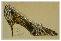 The top lot was a Warhol shoein which fetched 63250